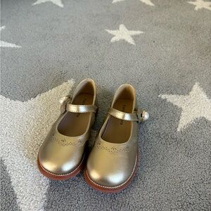 Gold Kids Mary Jane Shoes Toddler 10c